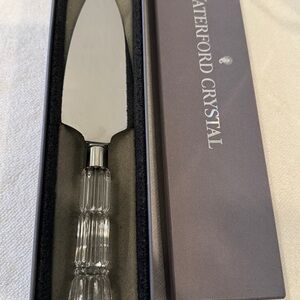 Waterford Crystal Silver Cake Server Absolutely stunning.